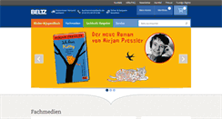 Desktop Screenshot of beltz.de